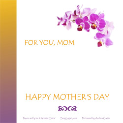 CD cover for original Mother's Day song
