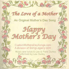 CD cover for original Mother's Day song